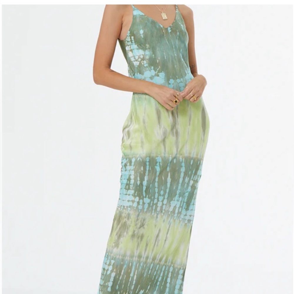 Young Fabulous & Broke NWT Boho Tie-Dye RibbedStretch Cotton Tank  Coverup Dress